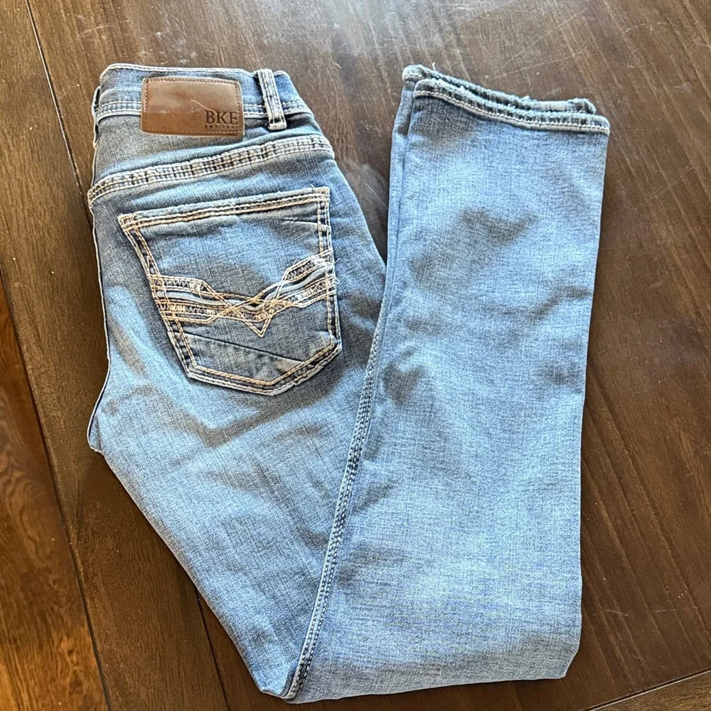 BKE Faded Blue Denim Jeans - Picture 7 of 11